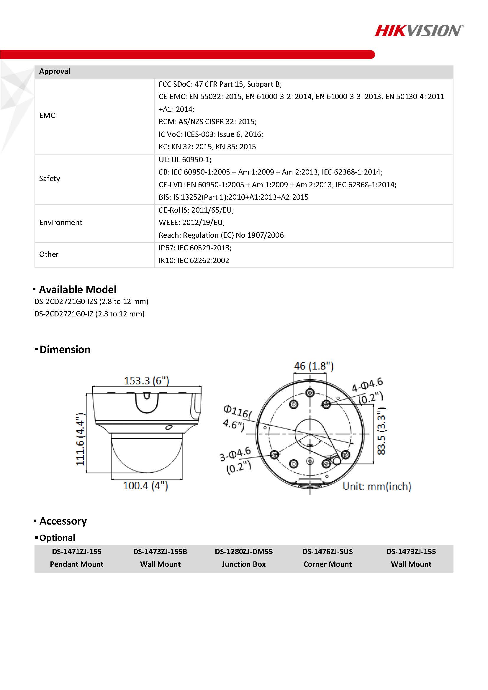 HikVision DS-2CD2721G0-I(Z) Spec 03