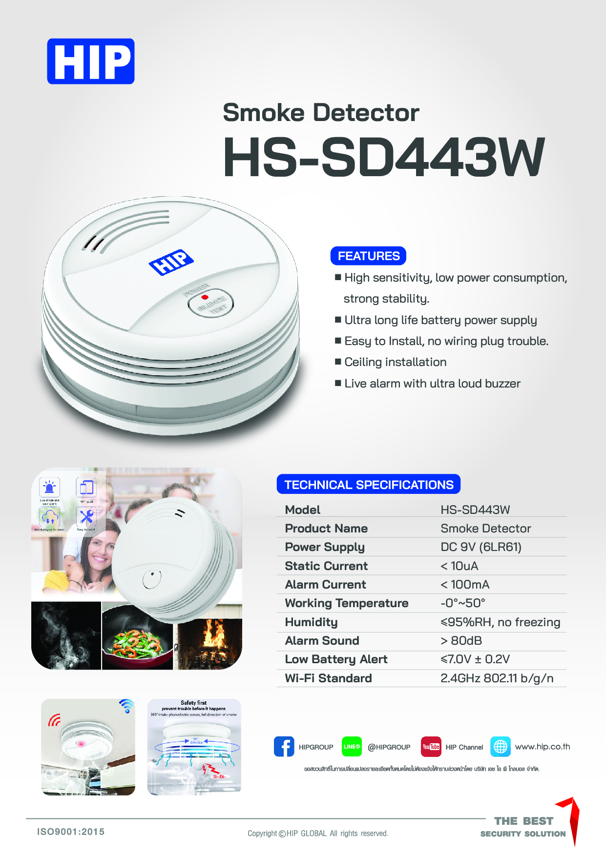 HIP HS-SD443W Spec