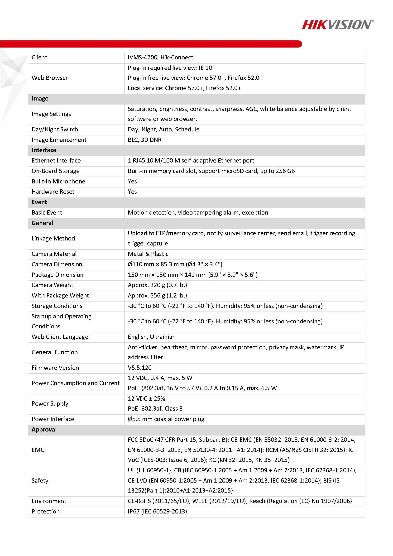 HikVision DS-2CD1323G0-IUF Spec 02