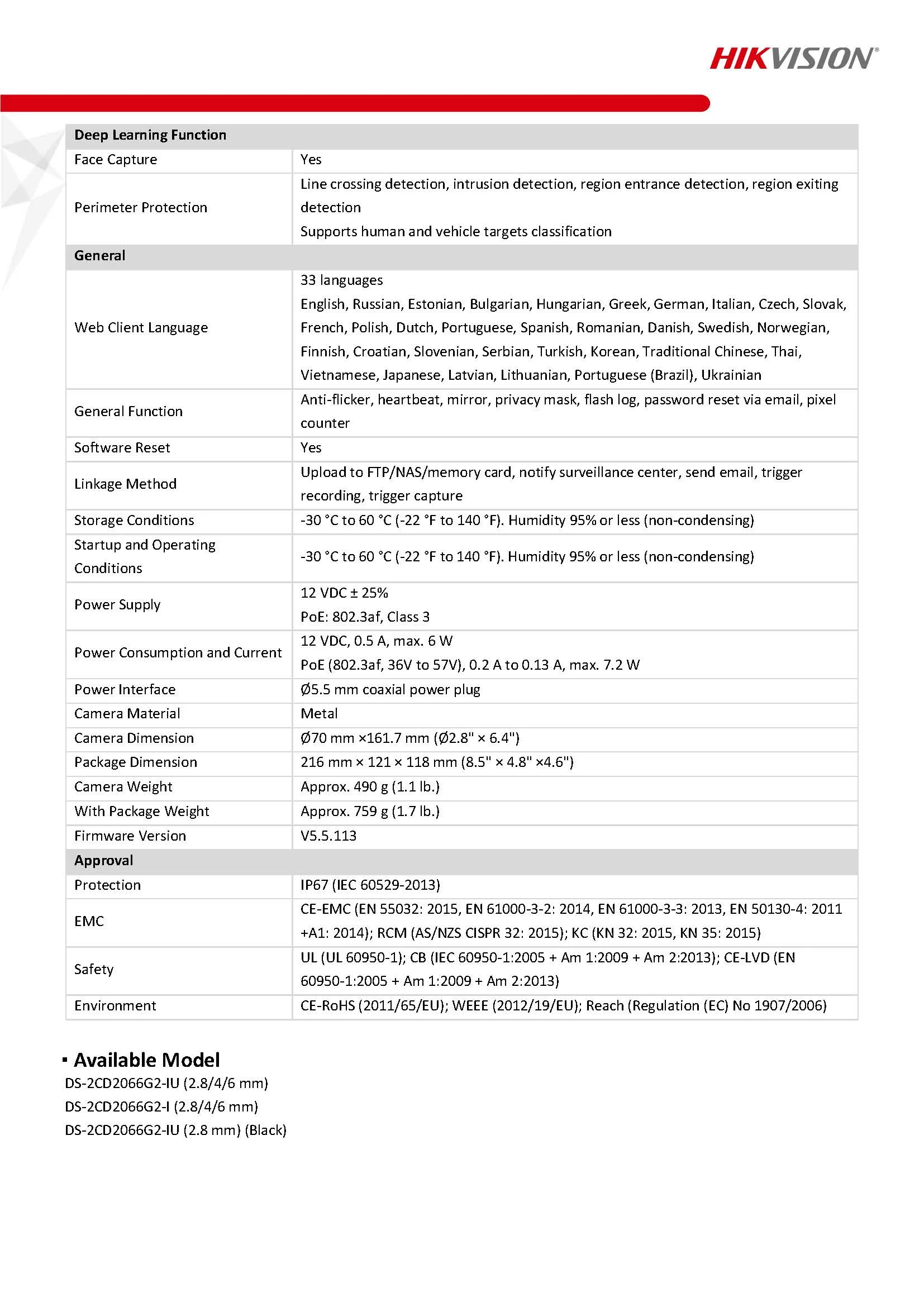 HikVision DS-2CD2066G2-I(U) Spec 03