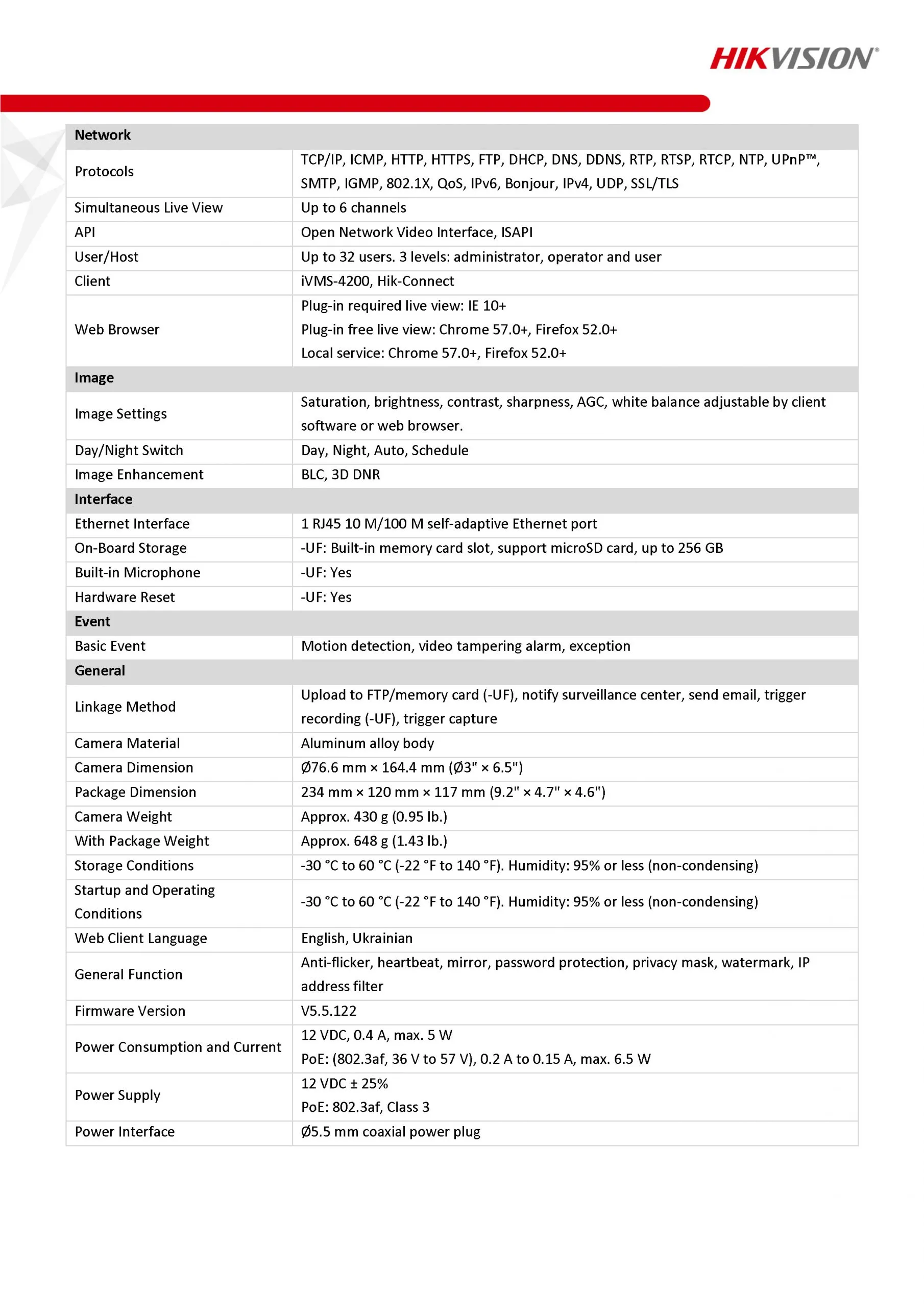 HikVision DS-2CD1047G0-LUF Spec02