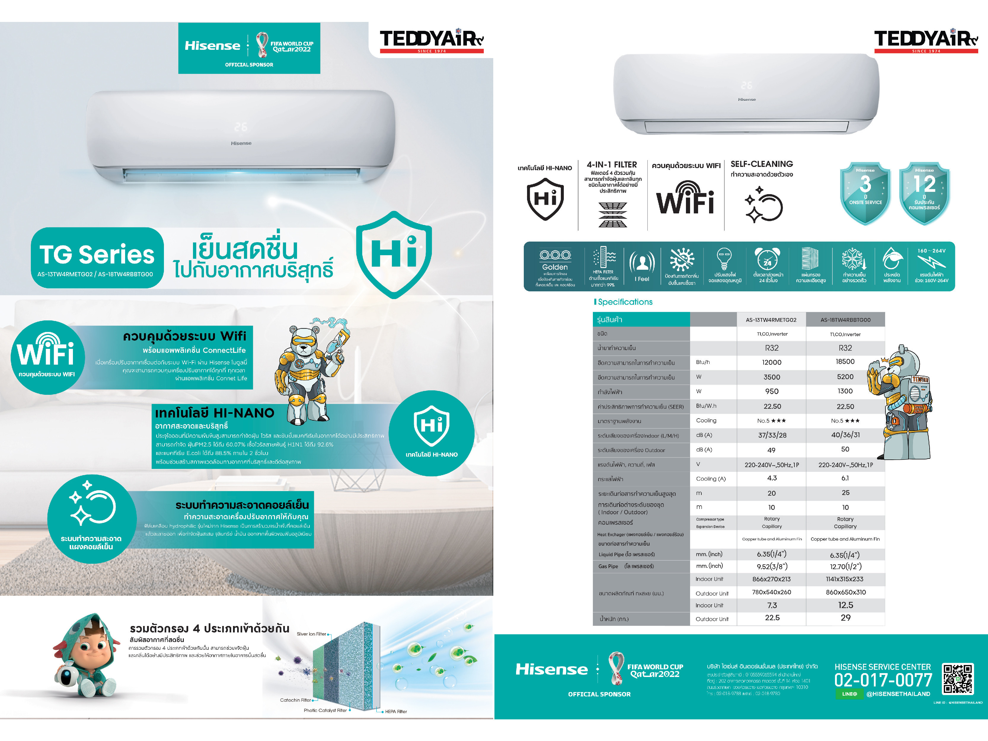 Hisense-TG-Series Spec