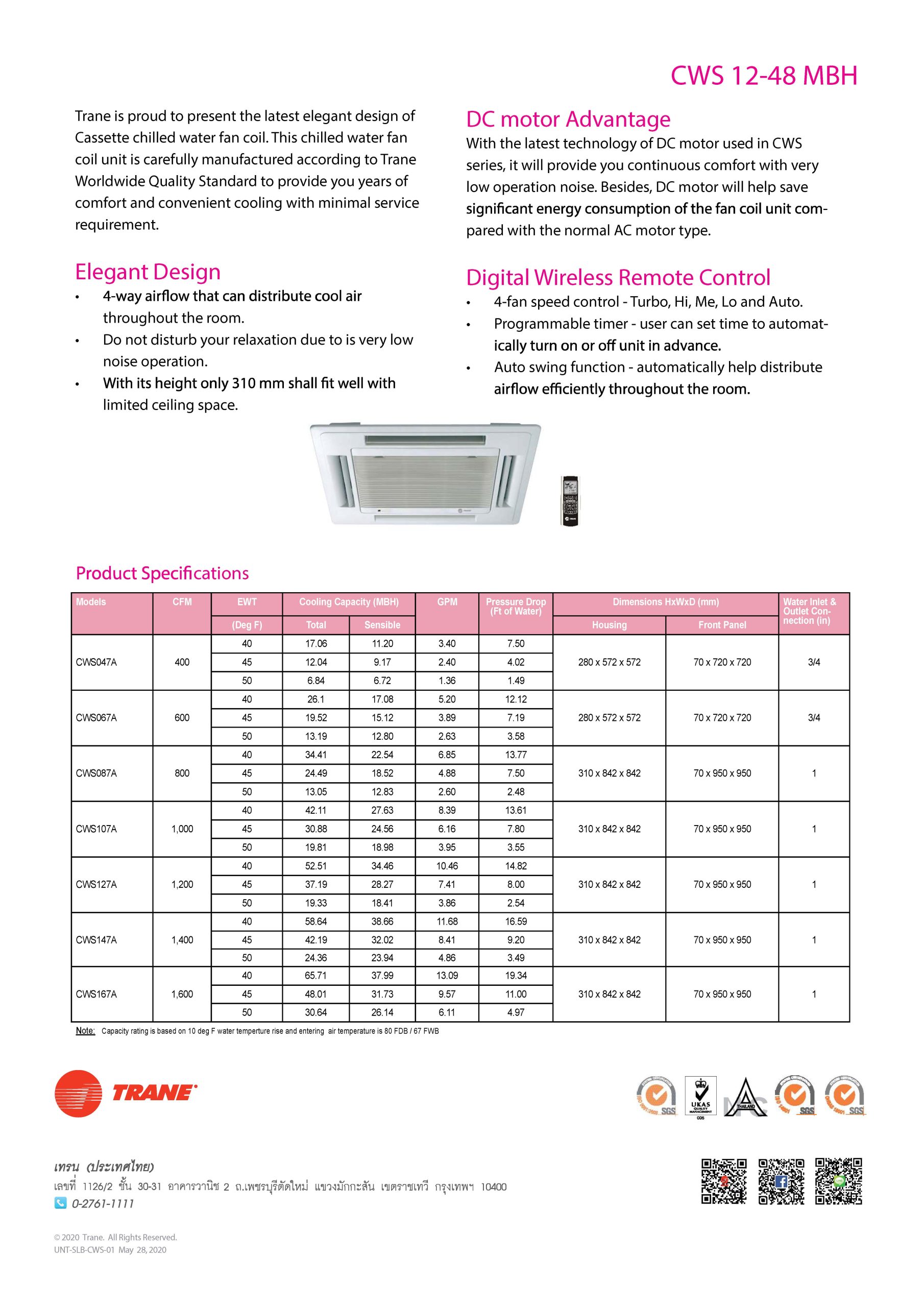 Trane CWS Series Spec_Page_2