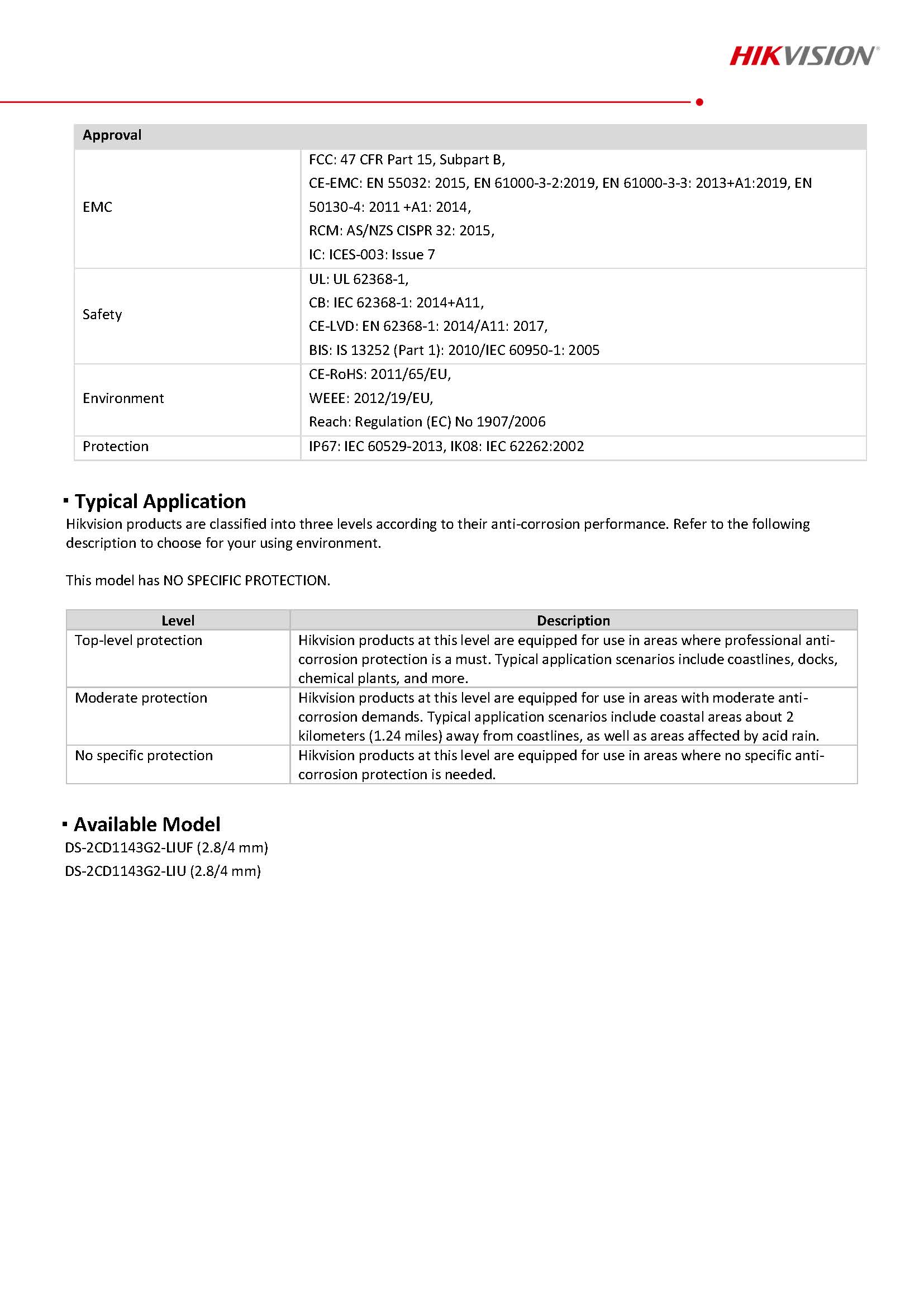 HikVision DS-2CD1143G2-LIU(F) Spec 03