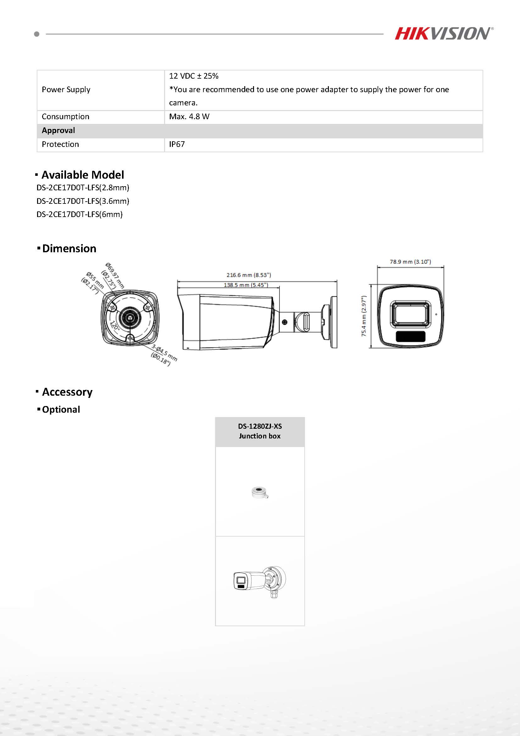 HikVision DS-2CE17D0T-LFS Spec 02