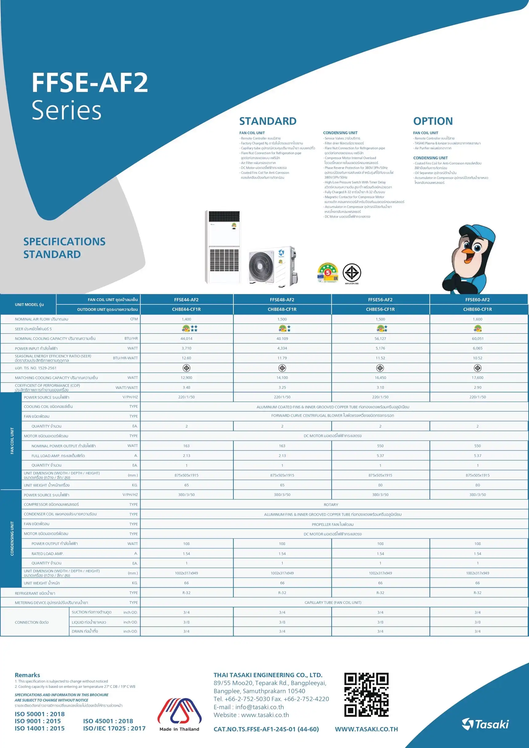 Tasaki FFSE-AF2 Series Speck