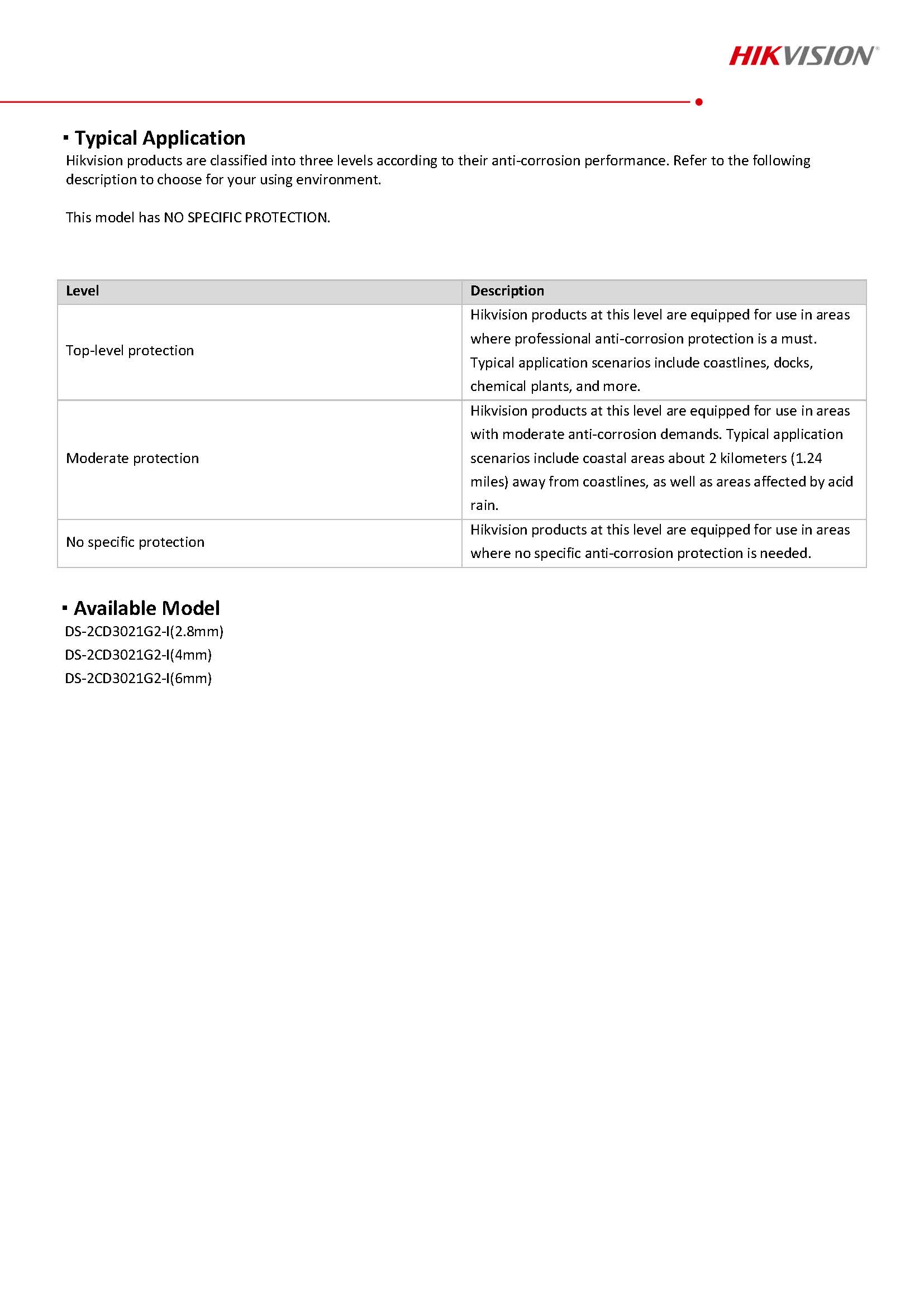 HikVision DS-2CD3021G2-I Spec 03