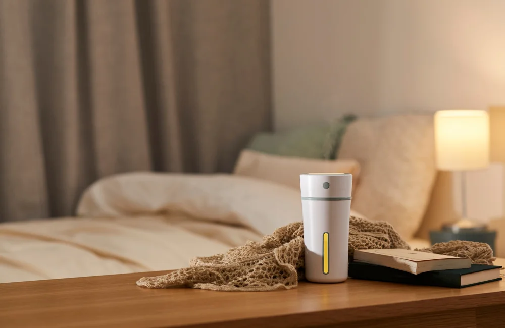 เปิดเครื่องทำความชื้นในห้อง