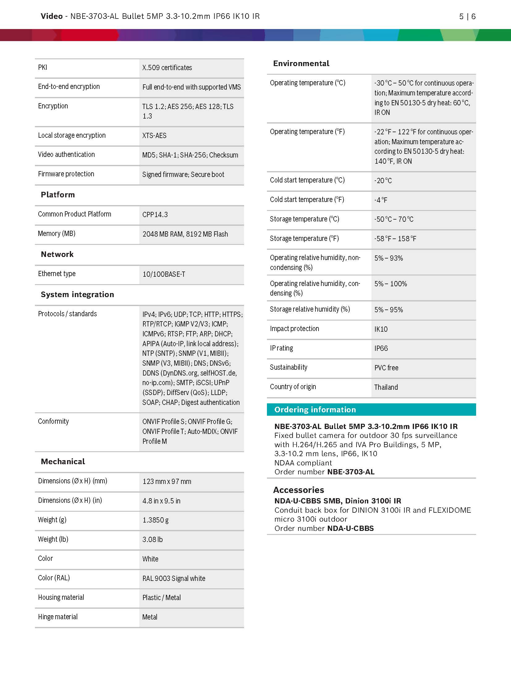 Bosch NBE-3703-AL Spec 03