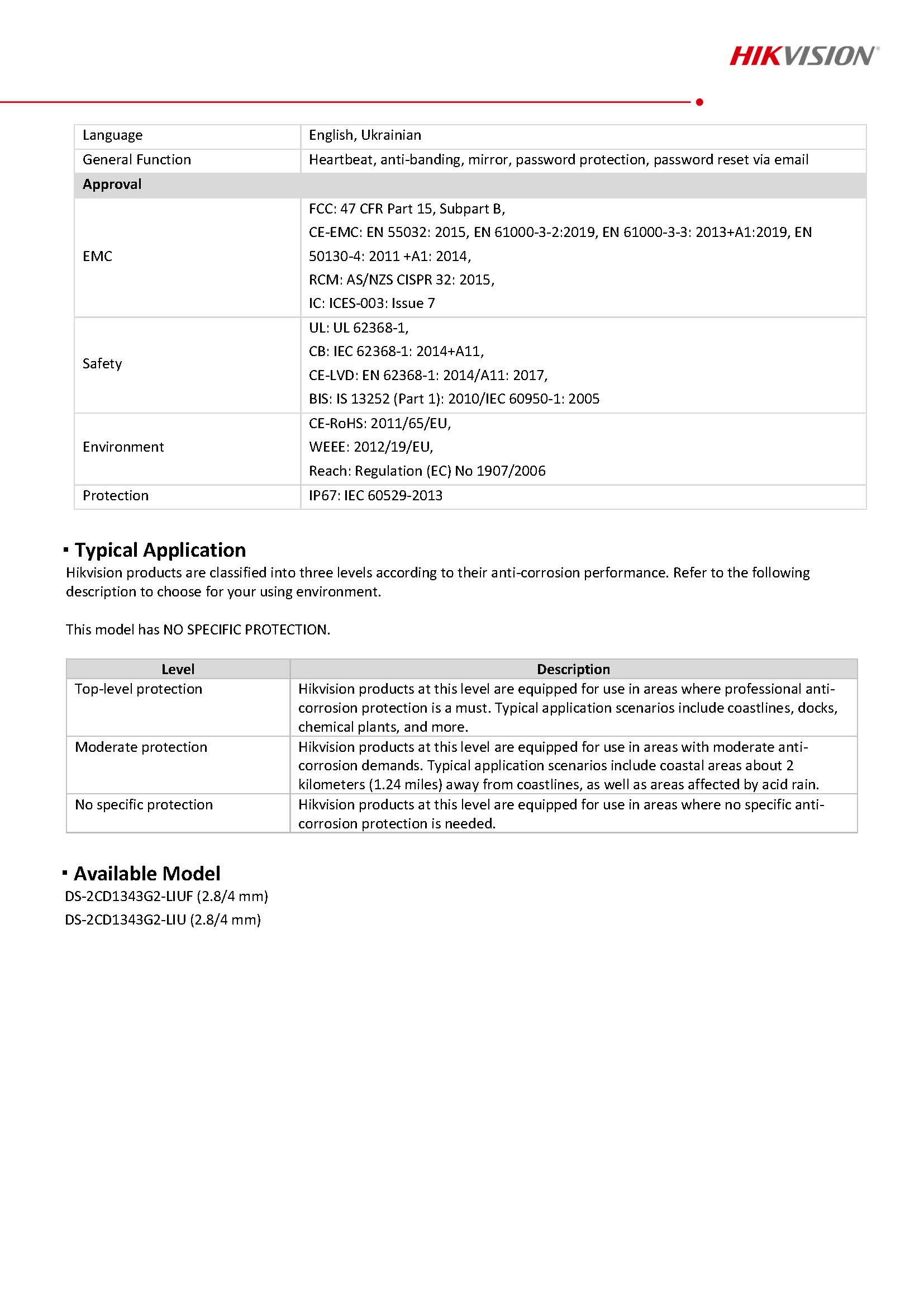 HikVision DS-2CD1343G2 LIU(F) Spec 03