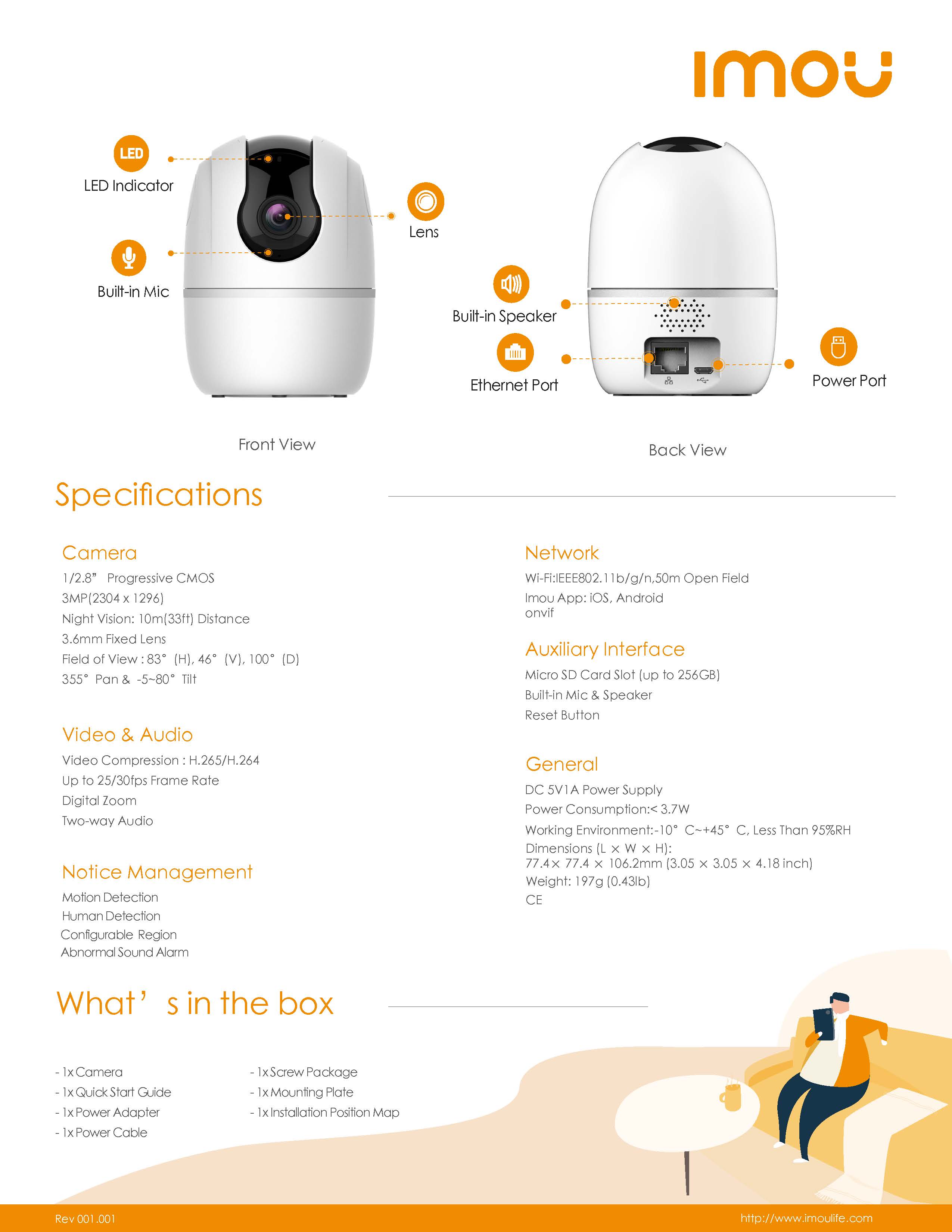IMOU IPC-A32EP-L Spec