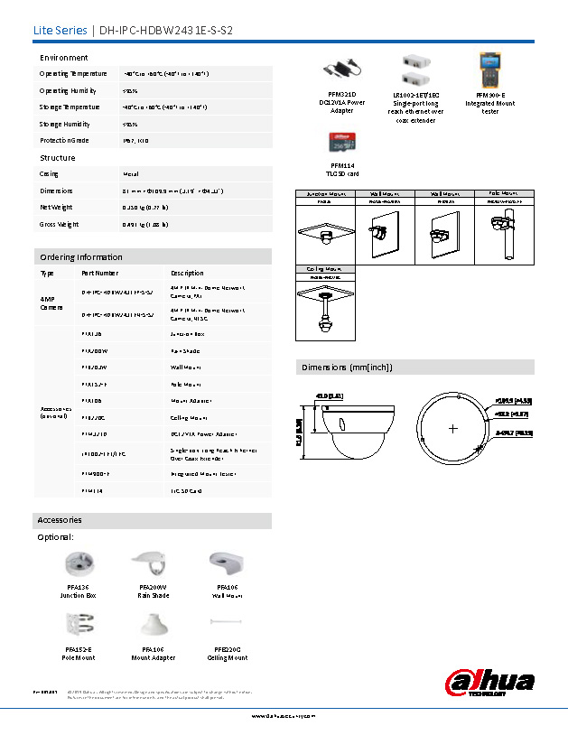 Dahua HDBW2431E-S-S2 Spec 02