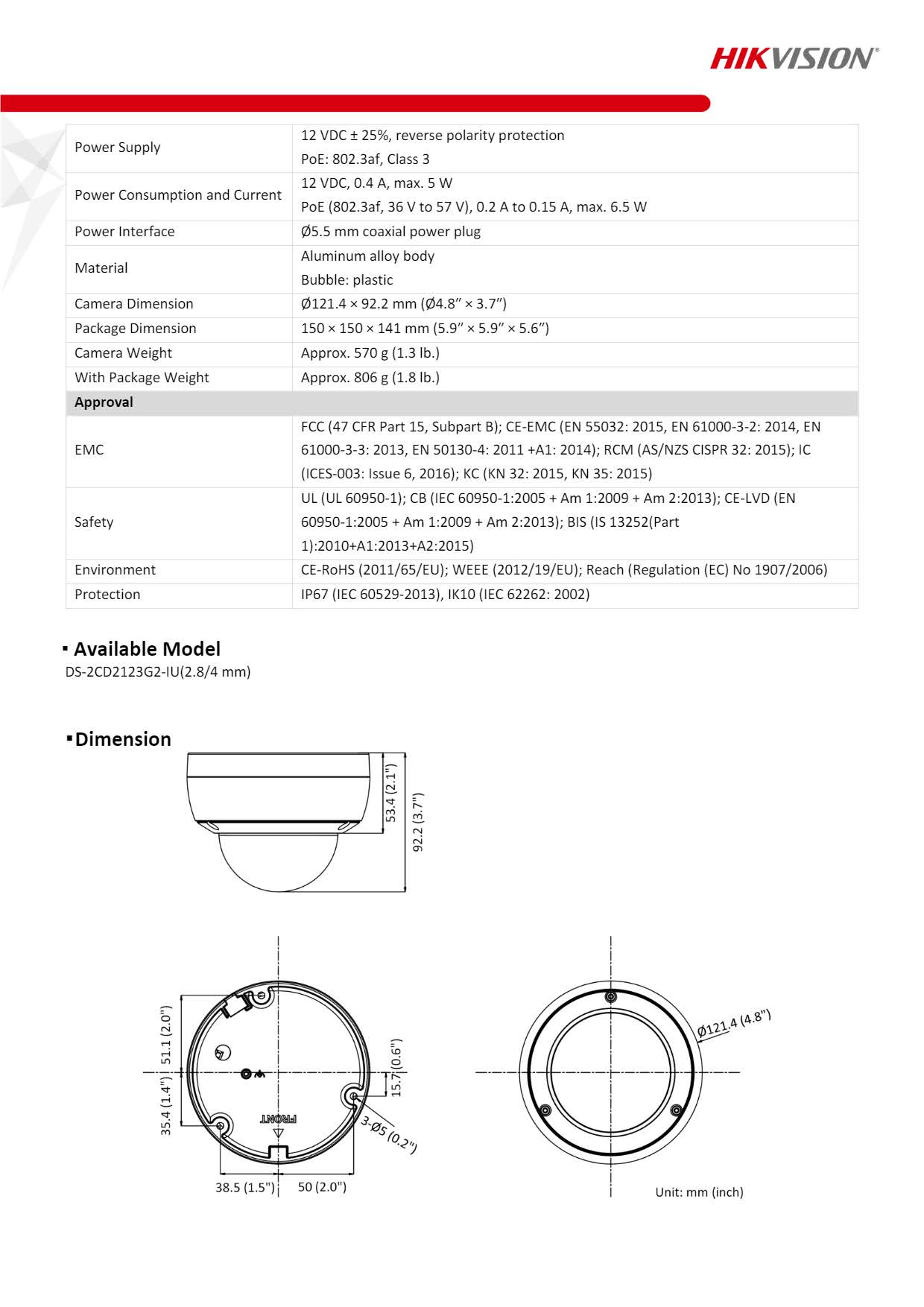 HikVision DS-2CD2123G2-IU Spec 03