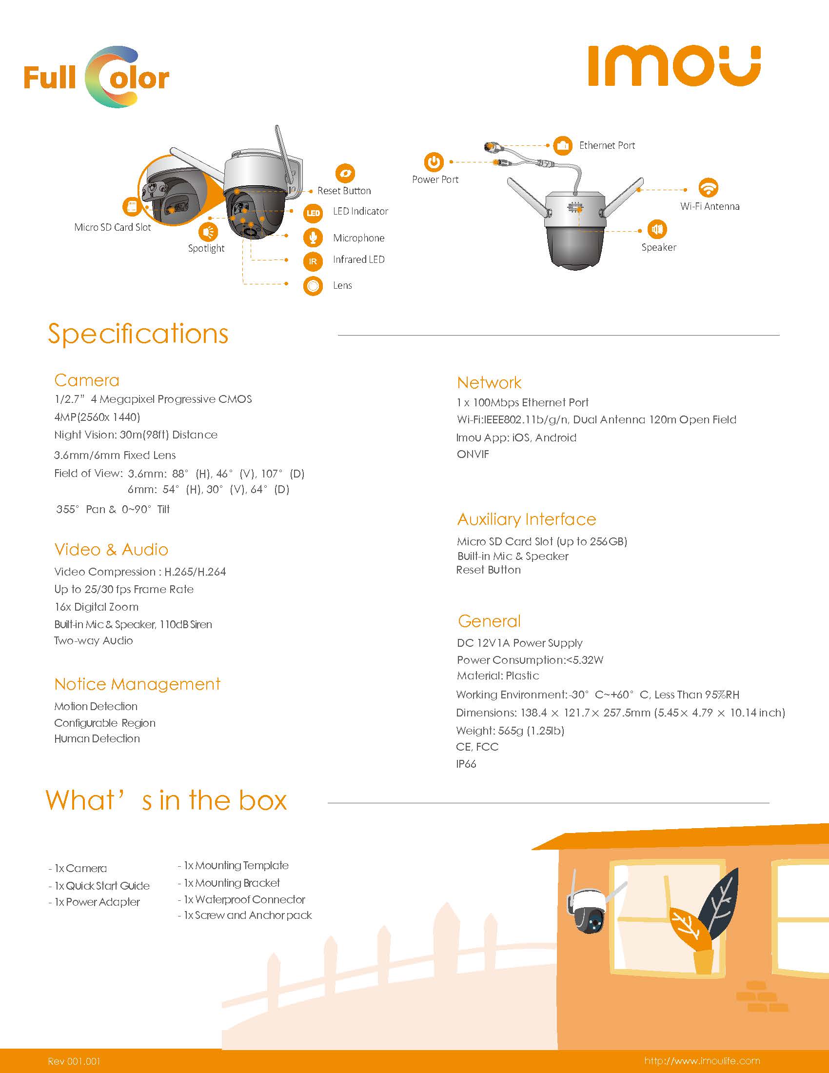 IMOU IPC-S42FP Spec