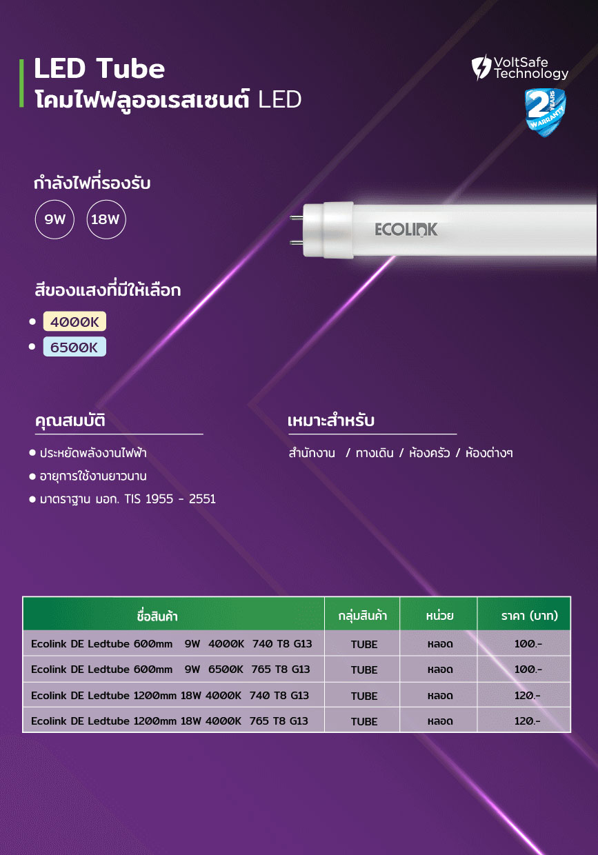EcoLink Tube - Spec