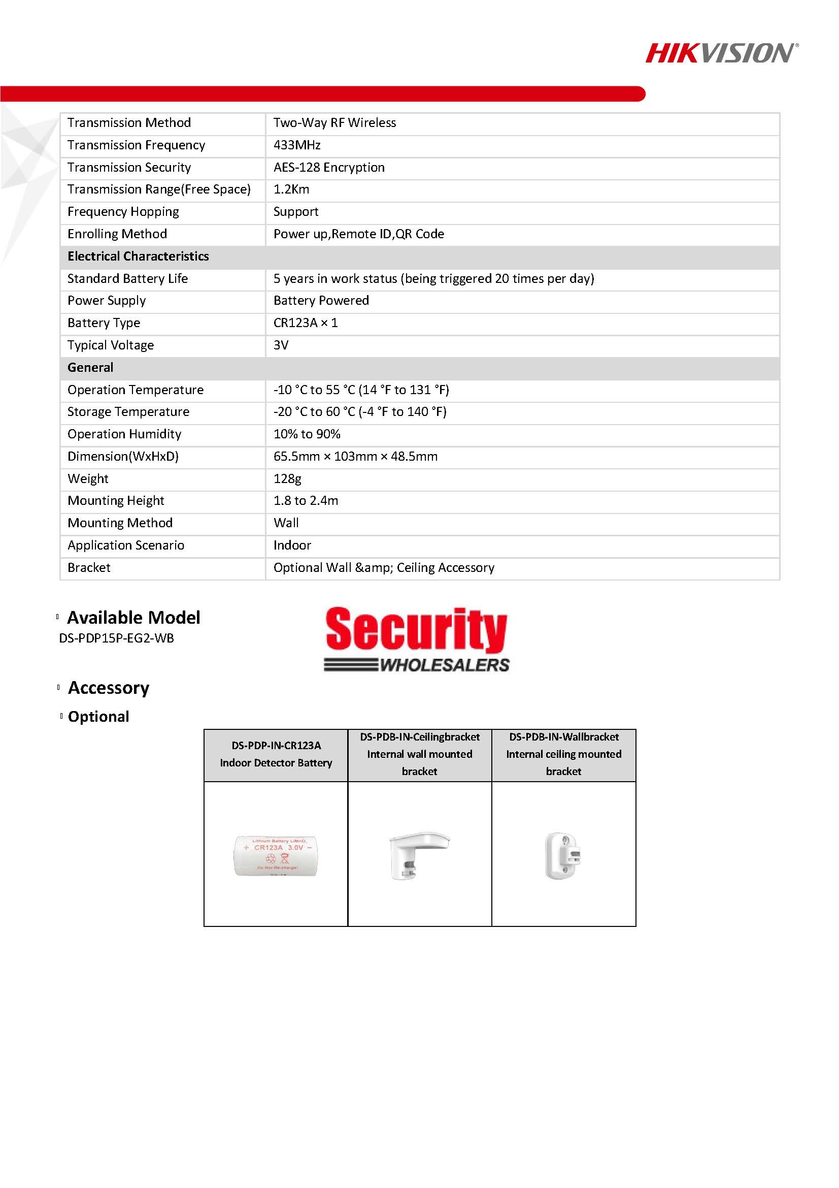HikVision DS-PDP15P-EG2-WB Spec 02