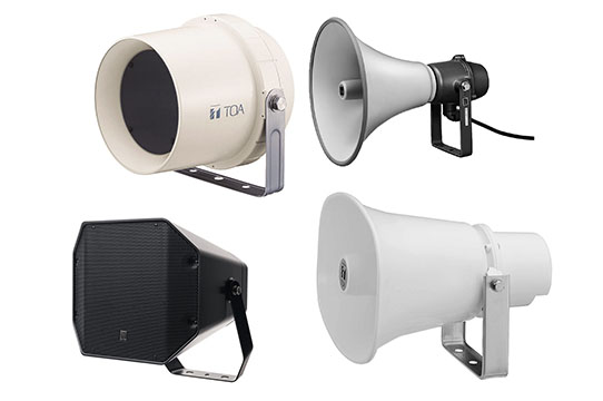 TOA Horn Speakers